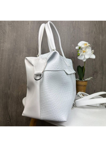 Жіноча міська сумка з екошкіри для фітнесу та спортзалу чорна м'яка дорожня сумка ProDobro (363136454)