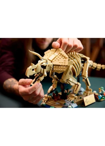 Конструктор Jurassic World Окаменелости динозавров: трицератопс 1154 детали (77985) Lego (400176261)