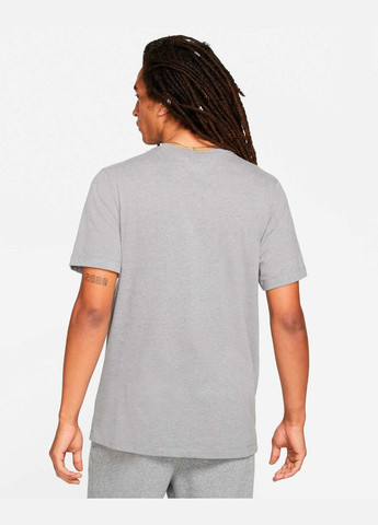 Сіра футболка чоловіча air wordmark tee ck4212-092 сіра Jordan