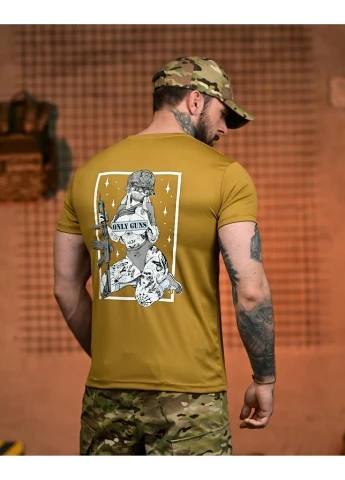 Тактическая футболка SELION койот РН2543 No Brand (391584694)