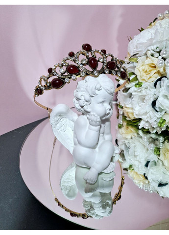 Детская бордовая диадема No Brand (369162686)