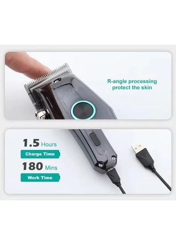Машинка для стрижки USB світлодіодний екран V-969 VGR (392925288)