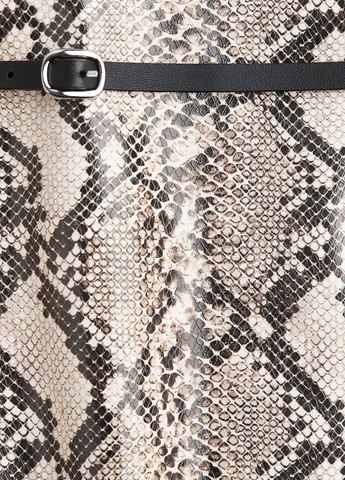 Светло-бежевая кэжуал однотонная юбка H&M