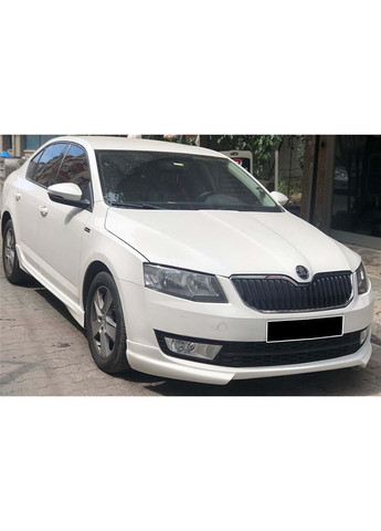 Передня Lip накладка DPT V-1 (2013-2017, Під фарбування) для Octavia III A7 рр Skoda (389780474)