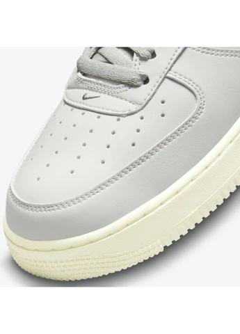 Серые демисезонные кроссовки air force 1 low '07 jewel light bone grey dc8894-001 Nike