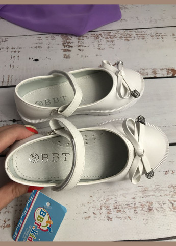 Туфлі дитячі для дівчинки .Kids Білий (682) ВВТ (347236041)