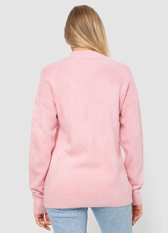 Розовый зимний свитер женский шерстяной,, 244r0390 Ager