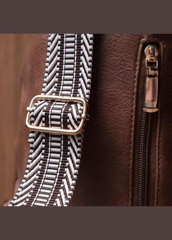 Сумка женская планшет для документов рюкзак слинг в дорогу сумочка для телефона Коричневый 34700 Vintage (332612604)