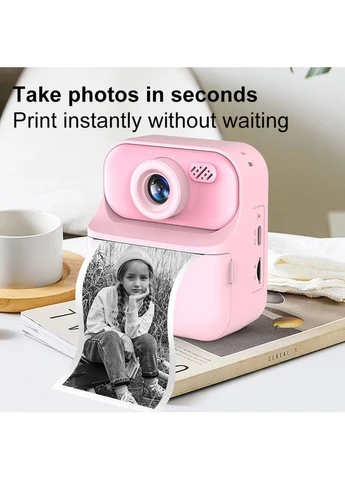 Цифрова камера для дітей з фотодруком, Дитячий фотоапарат з функцією миттєвого друку FA-65 No Brand (382392583)