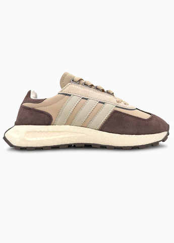 Кроссовки женские и мужские Adidas Retropy E5 Brown Beige White | Адидас Ретропи Е5 коричневые No Brand коричневые демисезоны (340916006)