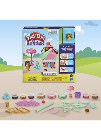 Набір Play-Doh Домик солодощів Builder Ice Cream Stand Kit E9040 Play Doh (372012190)