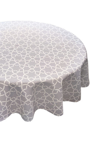 Скатертина на овальний стіл Зорепад водовідштовхувальна з тефлоновим покриттям візерунком 120х160 Maystat (305390415)