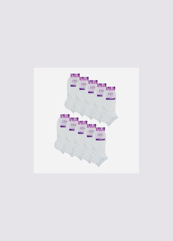 Набір шкарпеток жіночих коротких Лана Delicate silk 5 пар Білий No Brand (285793084)