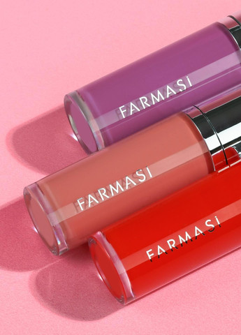 Блеск-плампер для увеличения губ 01 Fiery 8 мл Farmasi (294944757)