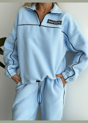 Теплый флисовый костюм двойной голубой флис You Best (312534971)