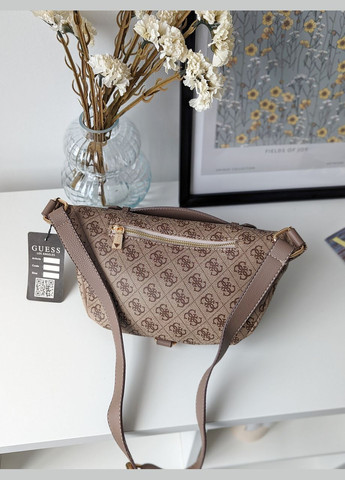 Женская бежевая бананка, поясная бананка No Brand (322464467)