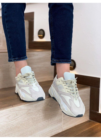 Бежеві Осінні кросівки чоловічі adidas yeezy boost 700 v1 analog адідас ізі буст No Brand