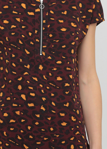 Коричневая блуза No Brand