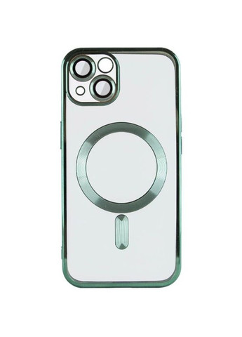 Чохол для Apple iPhone 15 Plus з MagSafe та захистом камери Green No Brand (278078129)