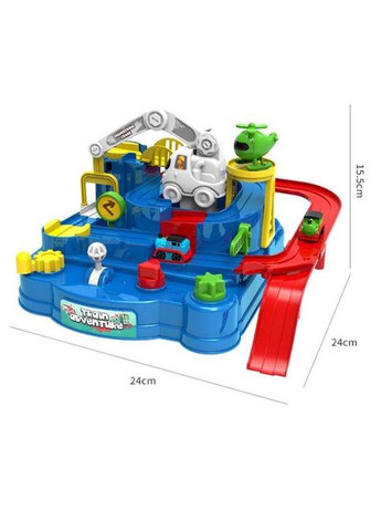 Дитячий ігровий паркінг Т901А 4 кнопки 2 машинки і вертоліт Fun Game (327217339)