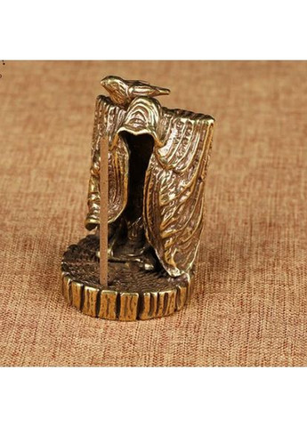 Настольная античная медная статуя Будды Шакьямуни с птицей, держатель для благовоний фэн-шуй No Brand (297333107)