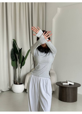 Базовий жіночий лонгслів віскоза No Brand (361030656)