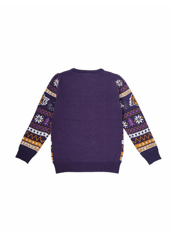Фіолетовий зимовий дитячий новорічний джемпер для хлопчика фіолетовий (25101073) джемпер Primark