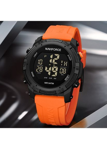 Наручний годинник чоловічий Europe Orange Чорний (3154) Naviforce (363318818)