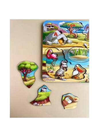 Сортер-вкладыш "А где же звери?" Ань-Янь (318016071)