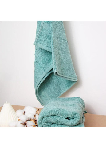 Полотенце банное Fancy Р-04181_29760 70x140 см темно-мятное ТЕП комбинированный