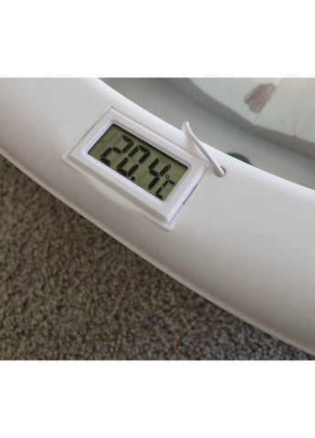 Ванночка дитяча складна ME 1151 PLUS Deep Green з матрацом і термометром Зелена El Camino (360544399)