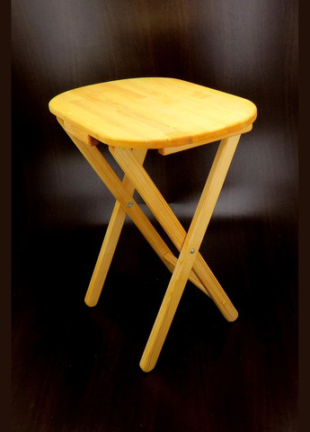 Столик розкладний з дерева Денмарк каррі (СУН-001303) No Brand (328960732)