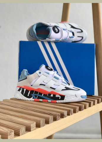 Білі Осінні кросівки чоловічі adidas niteball white | адідас найтбол білі No Brand