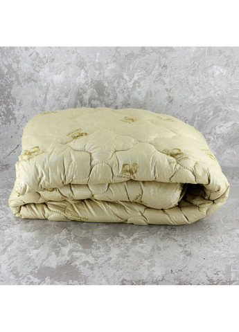 Ковдра закрита вовна овеча (Мікрофібра) PURE WOOL Полуторна 145х210 55080 Moda (365963886)