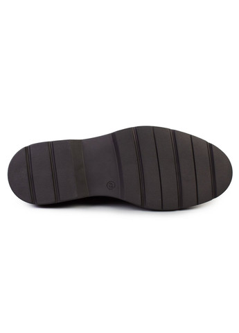 Черные повседневные туфли мужские бренда 9200551_(1) ModaMilano на шнурках