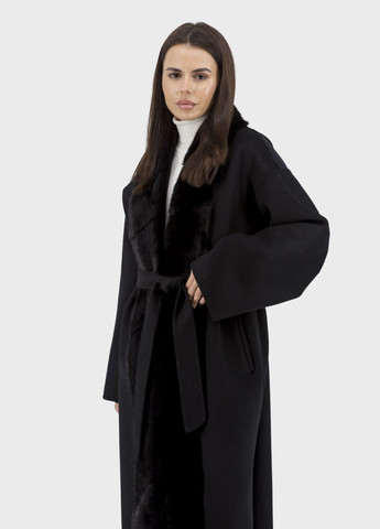 Черное демисезонное Женское пальто Ferrucci (, ), 32492 No Brand