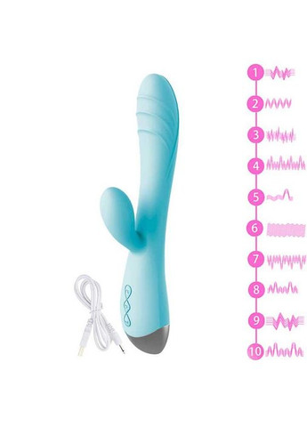 Вібратор кролик для клітора та точки G USB Вібратори No Brand (322400472)