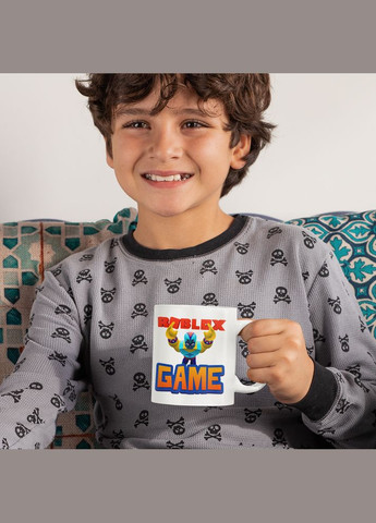 Білий кухоль (чашка) з оригінальним принтом онлан гри Roblox "Game. Гра. Roblox. Роблокс" Кавун Чашка (316112872)