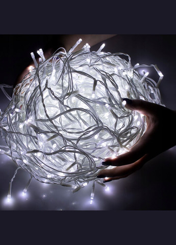 Гирлянда бахрома уличная (наружная) 12 м 300 LED CL300 Cold White Springos (322063073)