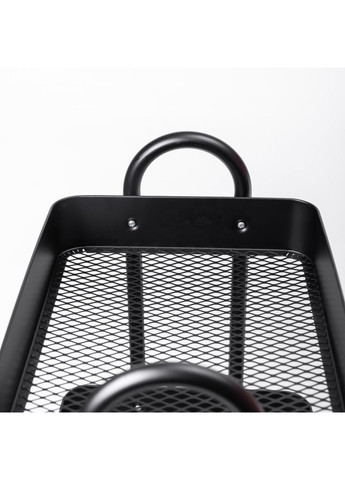 Мобільний візок для кухні трирівнева металева чорна етажерка для зберігання посуду та косметики Yiwu (370603104)