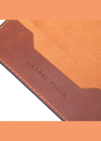 Интересная обложка на паспорт из винтажной кожи Слава ВСУ светло-коричневая 16727 Grande Pelle (362418446)