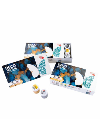 Набір акрилових фарб для декору матові і металіки 18×20 мл Rosa Talent (362661113)