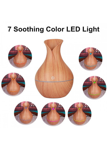 Увлажнитель воздуха 066 с LED подсветкой (Light Wood) Ultrasonic (325877227)
