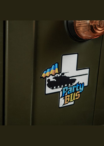 Наклейка Party Bus Small Yellow/Blue M-TAC (315146886)