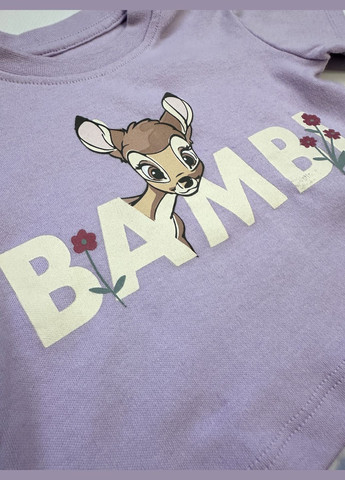 Фиолетовый летний набор летних костюмов (2 шт) футболка + шорты фиолетовый + желтый 62см Primark