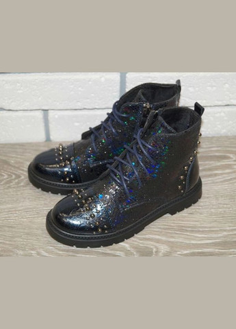 Демісезонні черевики для дівчинки сині Bessky (282620159)