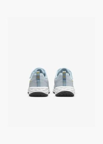 Голубые всесезон кроссовки kids revolution 6 blue/multi р.10.5/27.5/18.2см Nike