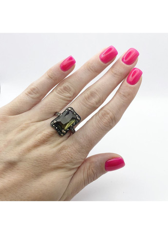 Кольцо серебряное с движением топазом 18,5 6,4 г No Brand (370142379)