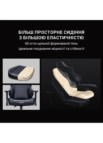 Крісло Phantom 3 Size L Black & Gold (AD18Y-06-B-PVC) Anda Seat (323166565)