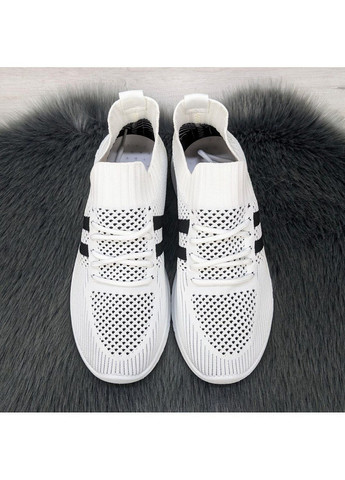 Білі літні жіночі текстильні кросівки Bromen